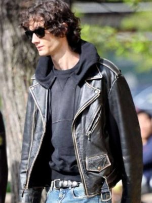 NYC 2026 Sombr Black Leather Jacket