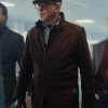 Pierce Brosnan MobLand S02 Brown Suede Jacket