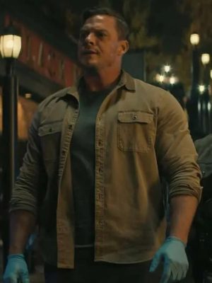 Reacher S02 Jack Reacher Brown Cotton Jacket