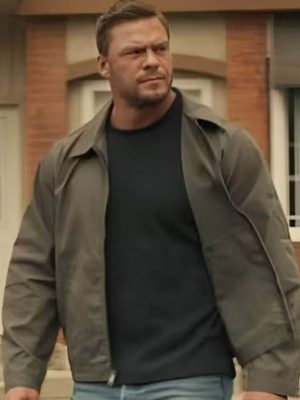 Reacher S02 Jack Reacher Grey Cotton Jacket