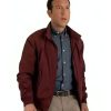 Reacher S04 Jacob Merrick Burgundy Cotton Jacket