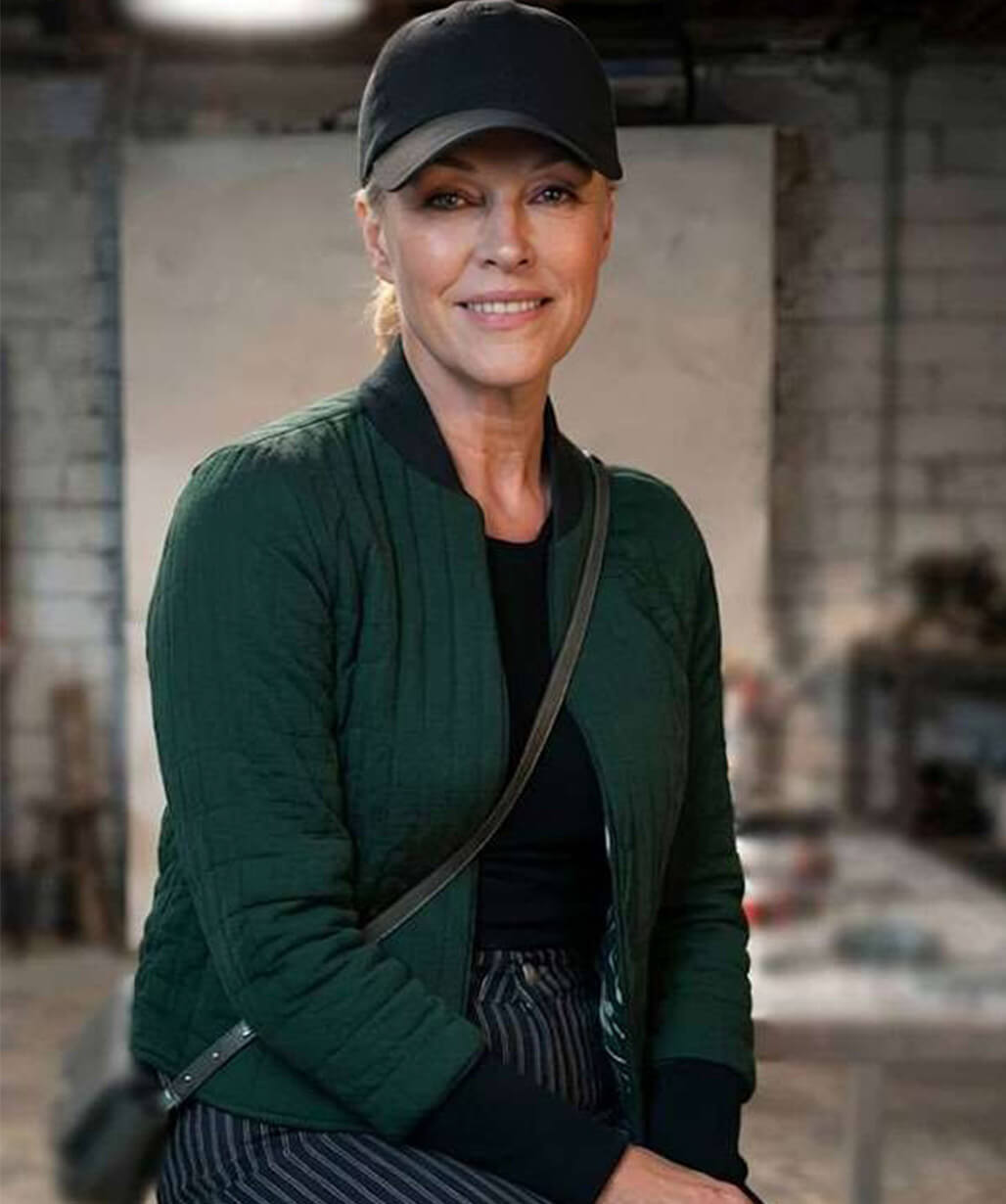 Ride or Die 2026 Hannah Waddingham Green Bomber Jacket