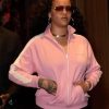 Rihanna NYC 2026 Pink Track Jacket