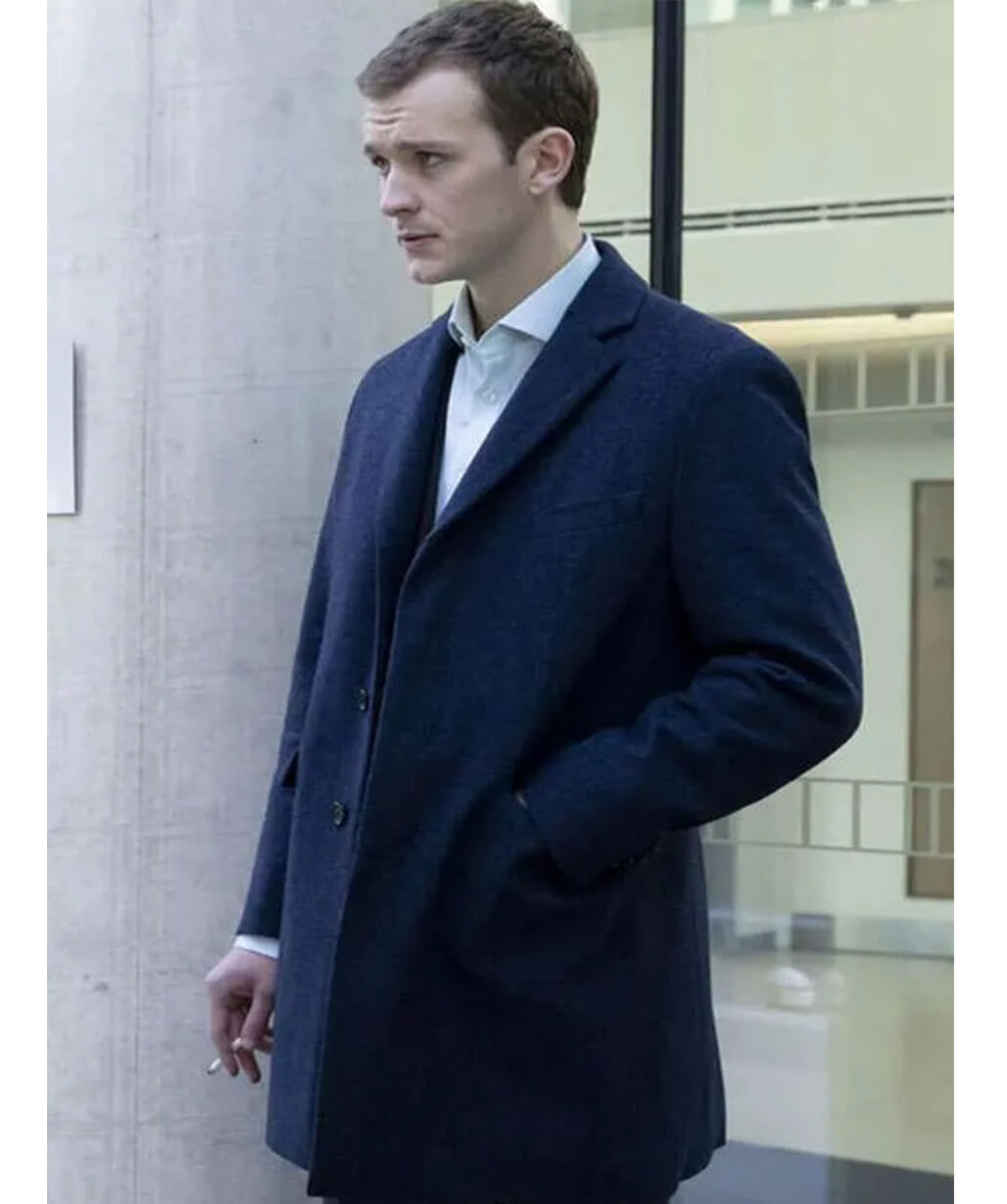 Robert Spearing Industry S02 Blue Wool Coat