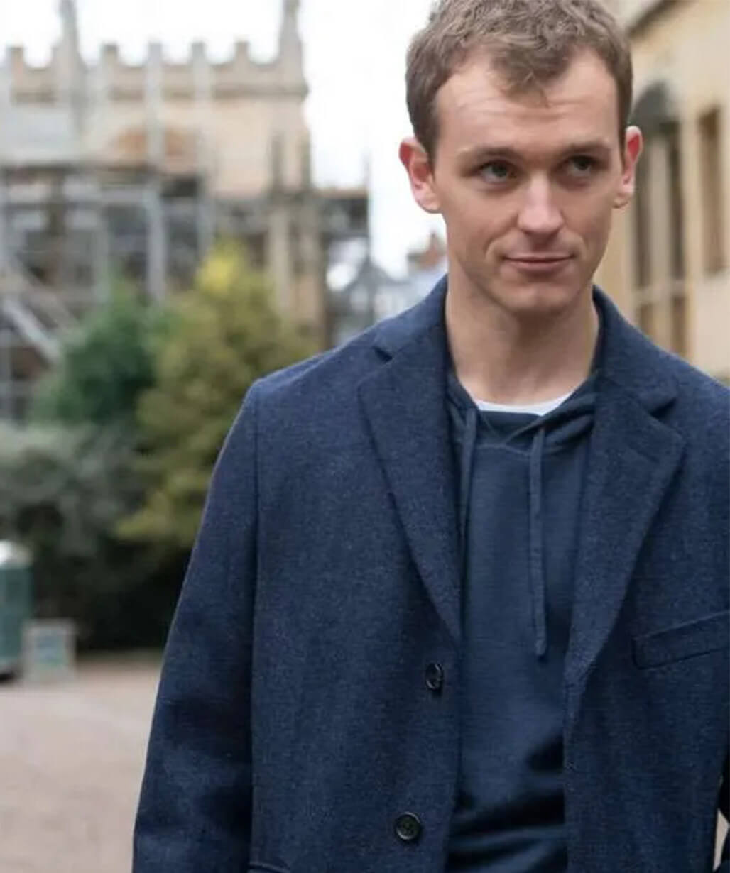 Robert Spearing Industry S02 Blue Wool Coat