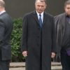 Sam Neill Alcatraz S01 Black Wool Coat