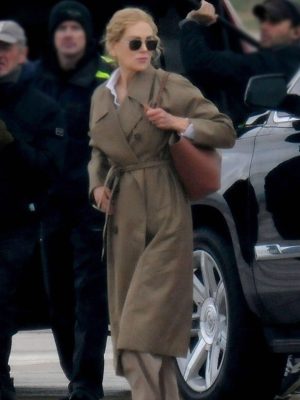 Special Ops Lioness Nicole Kidman Brown Trench Coat
