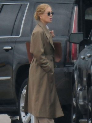 Special Ops Lioness Nicole Kidman Brown Trench Coat