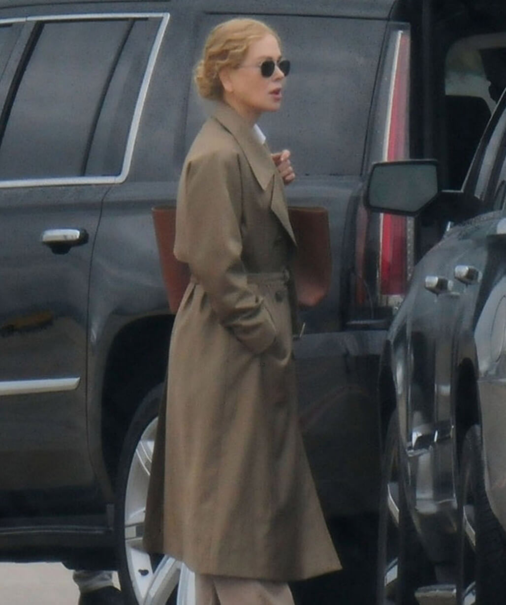 Special Ops Lioness Nicole Kidman Brown Trench Coat
