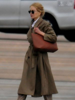 Special Ops Lioness Nicole Kidman Brown Trench Coat