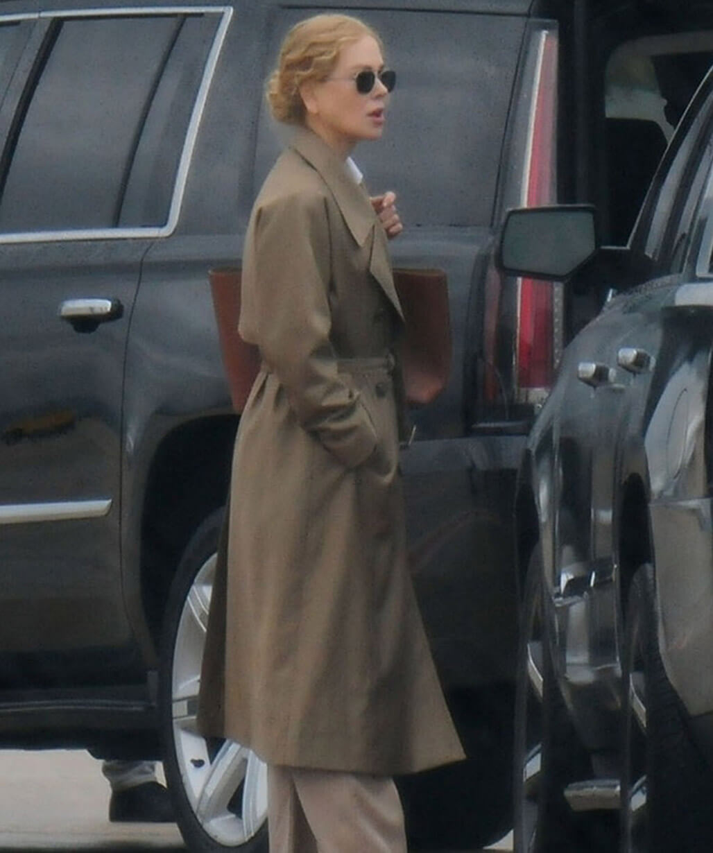 Special Ops Lioness Nicole Kidman Brown Trench Coat
