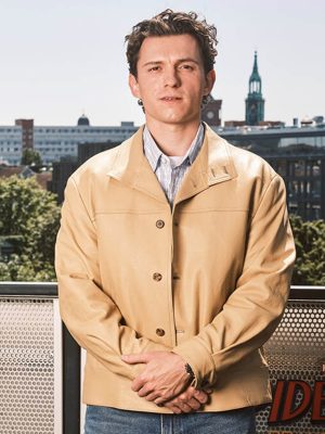 Spider Man Brand New Day Tom Holland Premiere Leather Jacket