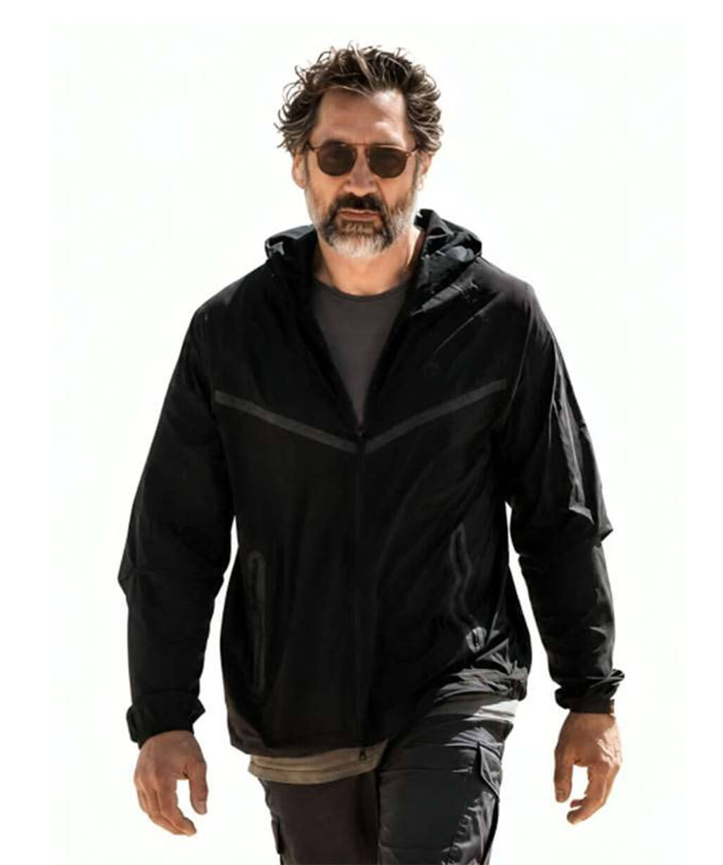 The Beloved 2026 Javier Bardem Black Jacket