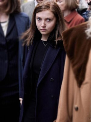 The Lady 2026 Jane Andrews Blue Wool Coat