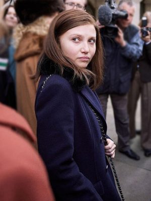 The Lady 2026 Jane Andrews Blue Wool Coat