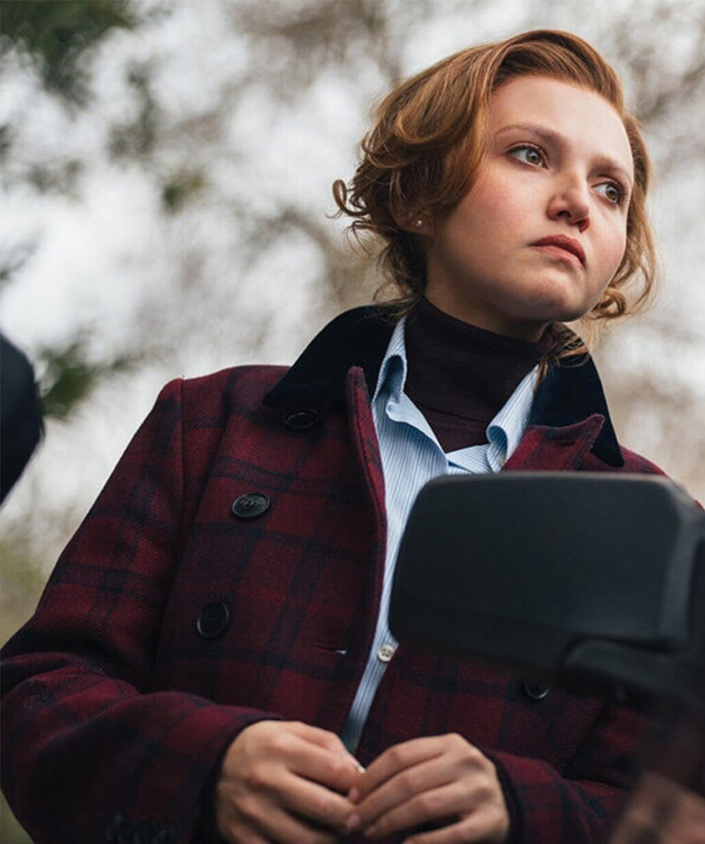 The Lady 2026 Jane Andrews Wool Plaid Coat