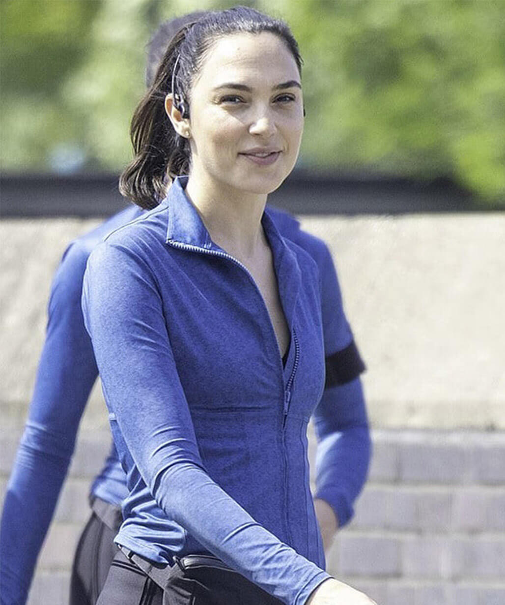 The Runner 2026 Gal Gadot Blue Track Jacket