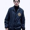 The Whisper Man 2026 Michelle Monaghan Blue Satin Jacket