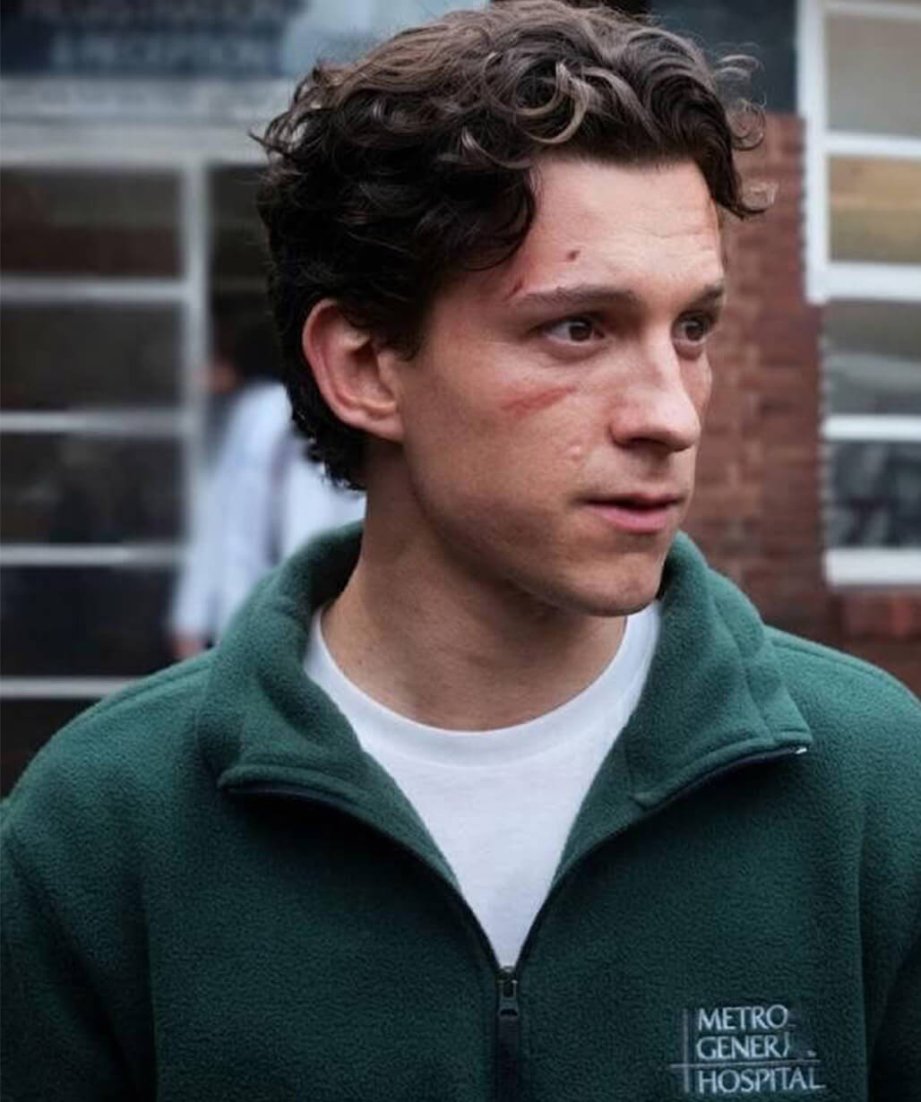 Tom Holland Spider-Man: Brand New Day Green Fleece Jacket