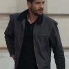 Youssef Guédira Lupin S03 Grey Cotton Jacket