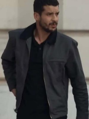 Youssef Guédira Lupin S03 Grey Cotton Jacket