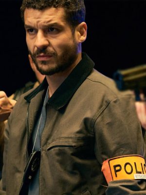 Youssef Guédira Lupin S03 Grey Cotton Jacket