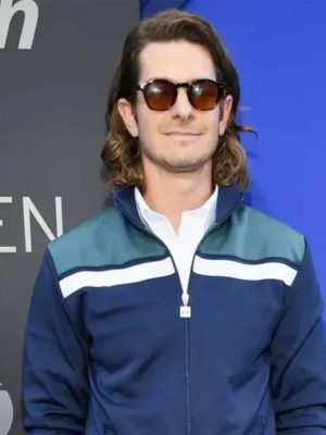 Andrew Garfield Blue Track Jacket