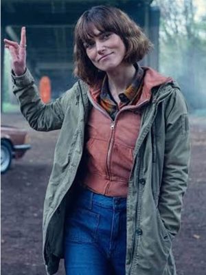 Black Doves S01 Helen Webb Green Cotton Jacket