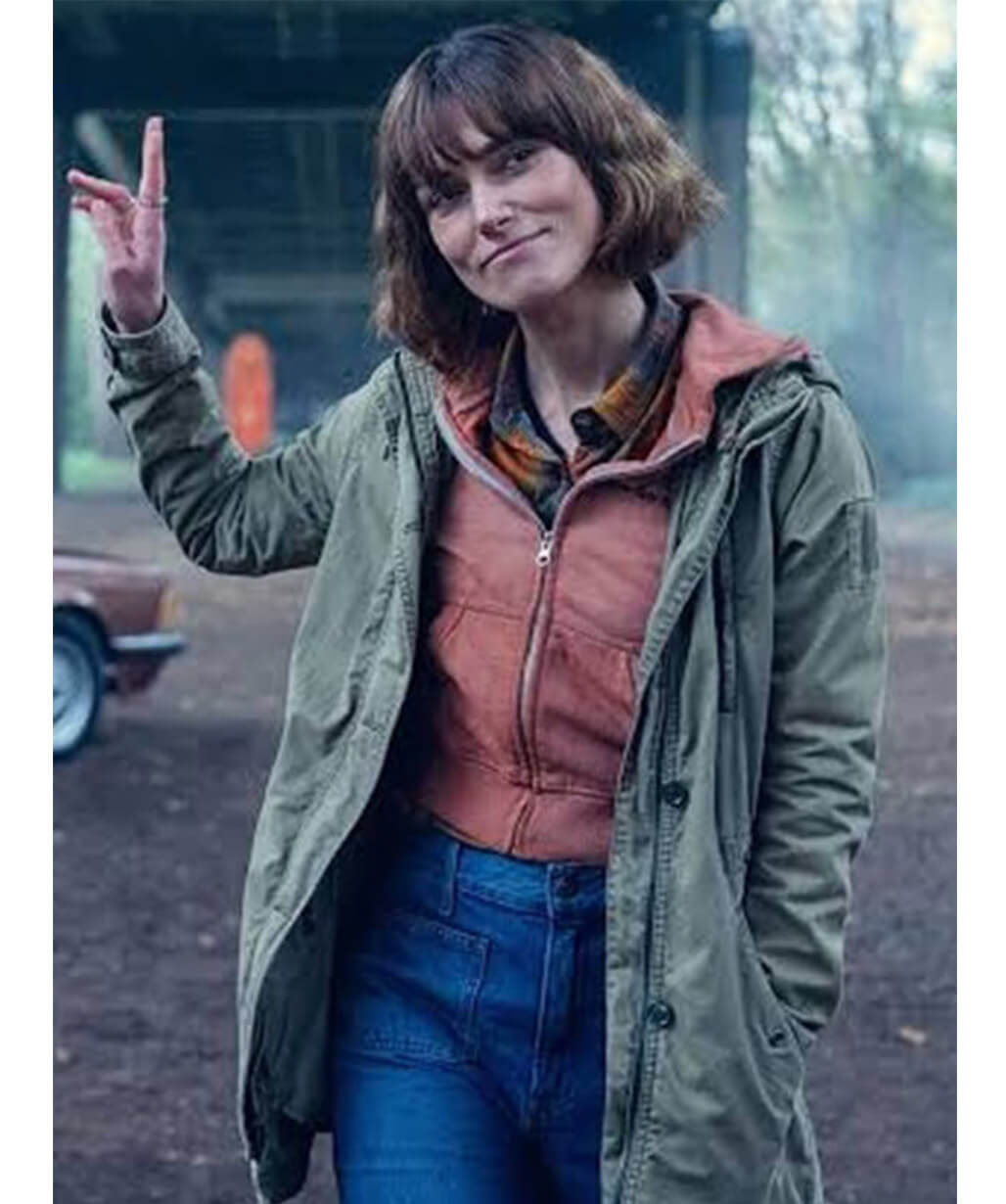 Black Doves S01 Helen Webb Green Cotton Jacket