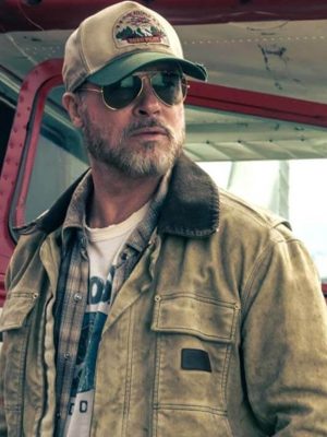 Brad Pitt Heart Of The Beast 2026 James Belmont Cotton Jacket