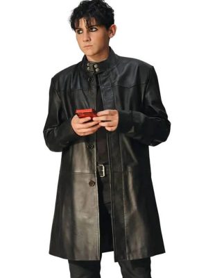 Cooper Turner Trying S05 Black Leather Coat