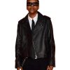 Courtney Williams Black Leather Jacket