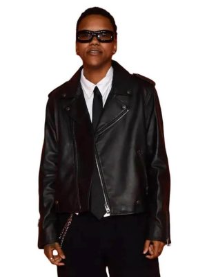 Courtney Williams Black Leather Jacket