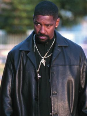 Denzel Washington Training Day 2001 Alonzo Harris Leather Jacket