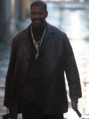 Denzel Washington Training Day 2001 Alonzo Harris Leather Jacket