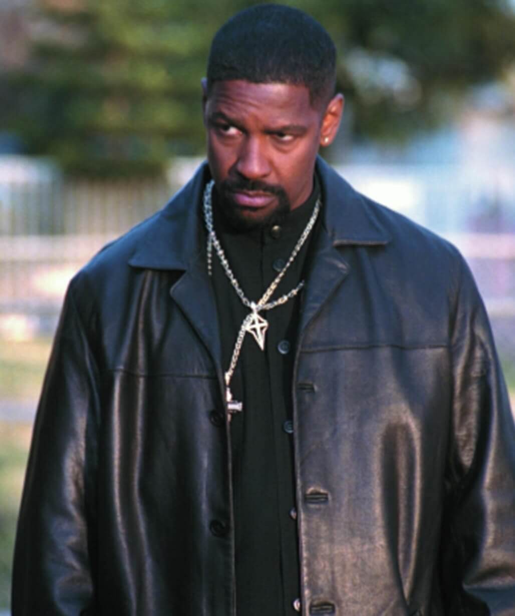 Denzel Washington Training Day 2001 Alonzo Harris Leather Jacket