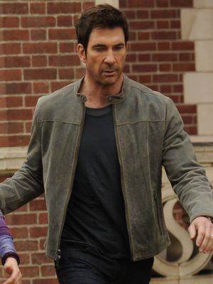 Dylan McDermott American Horror Story Grey Suede Jacket