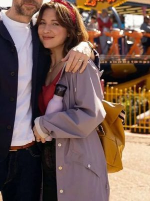 Esther Smith Trying S05 Purple Trench Coat