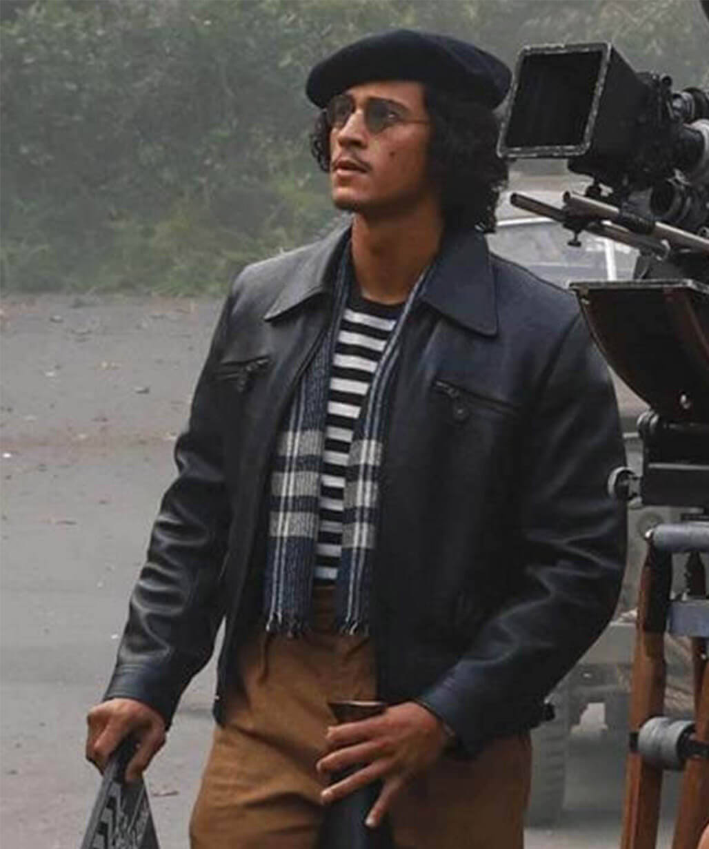 Fortitude 2026 Emilio Sakraya Black Leather Jacket
