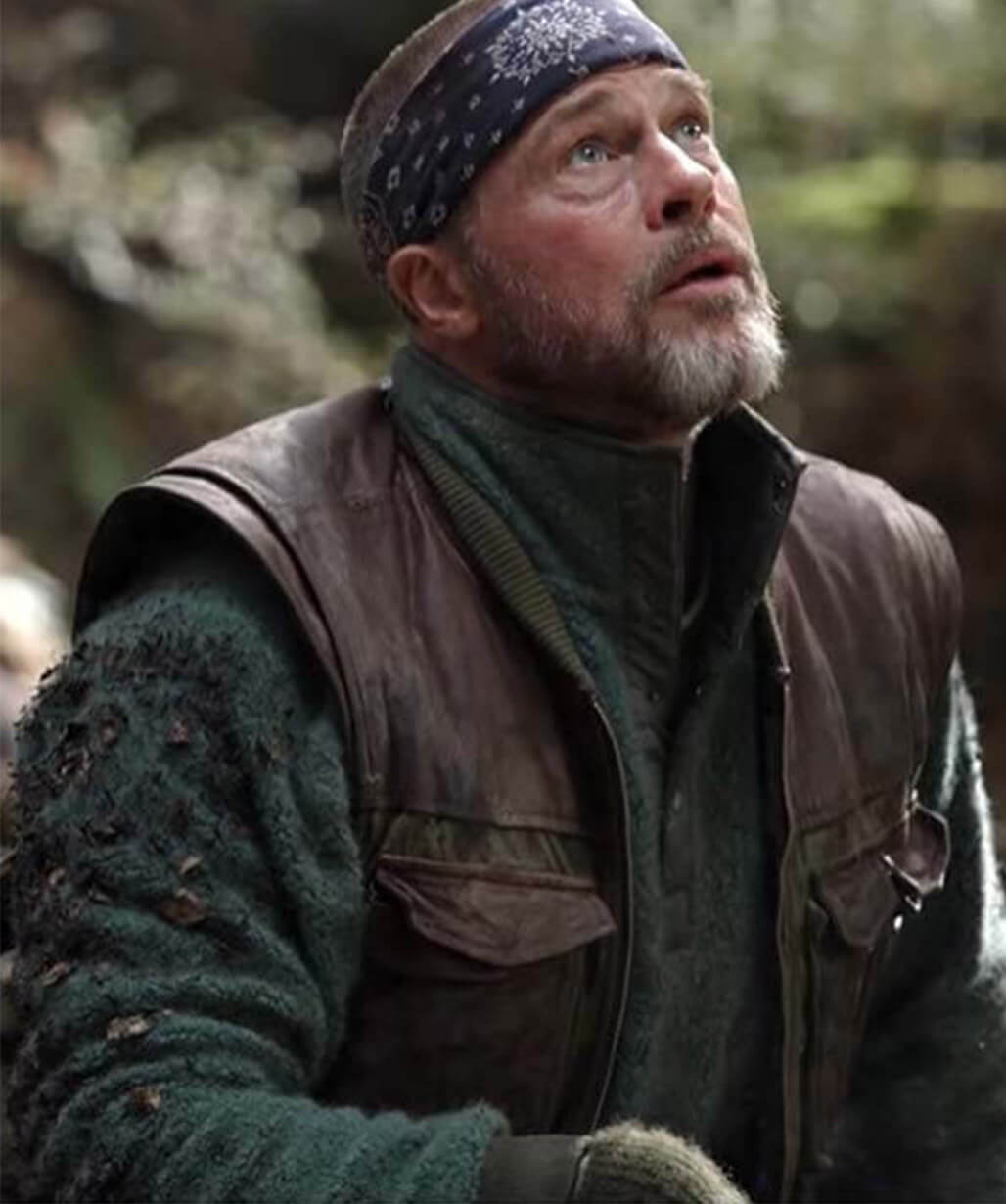 Heart of the Beast 2026 Brad Pitt Brown Leather Vest