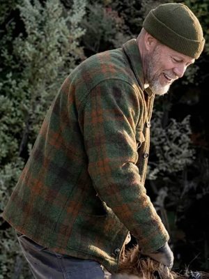 Heart Of The Beast 2026 Brad Pitt Wool Plaid Jacket