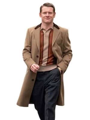 Ink 2026 Jack O’Connell Brown Wool Coat