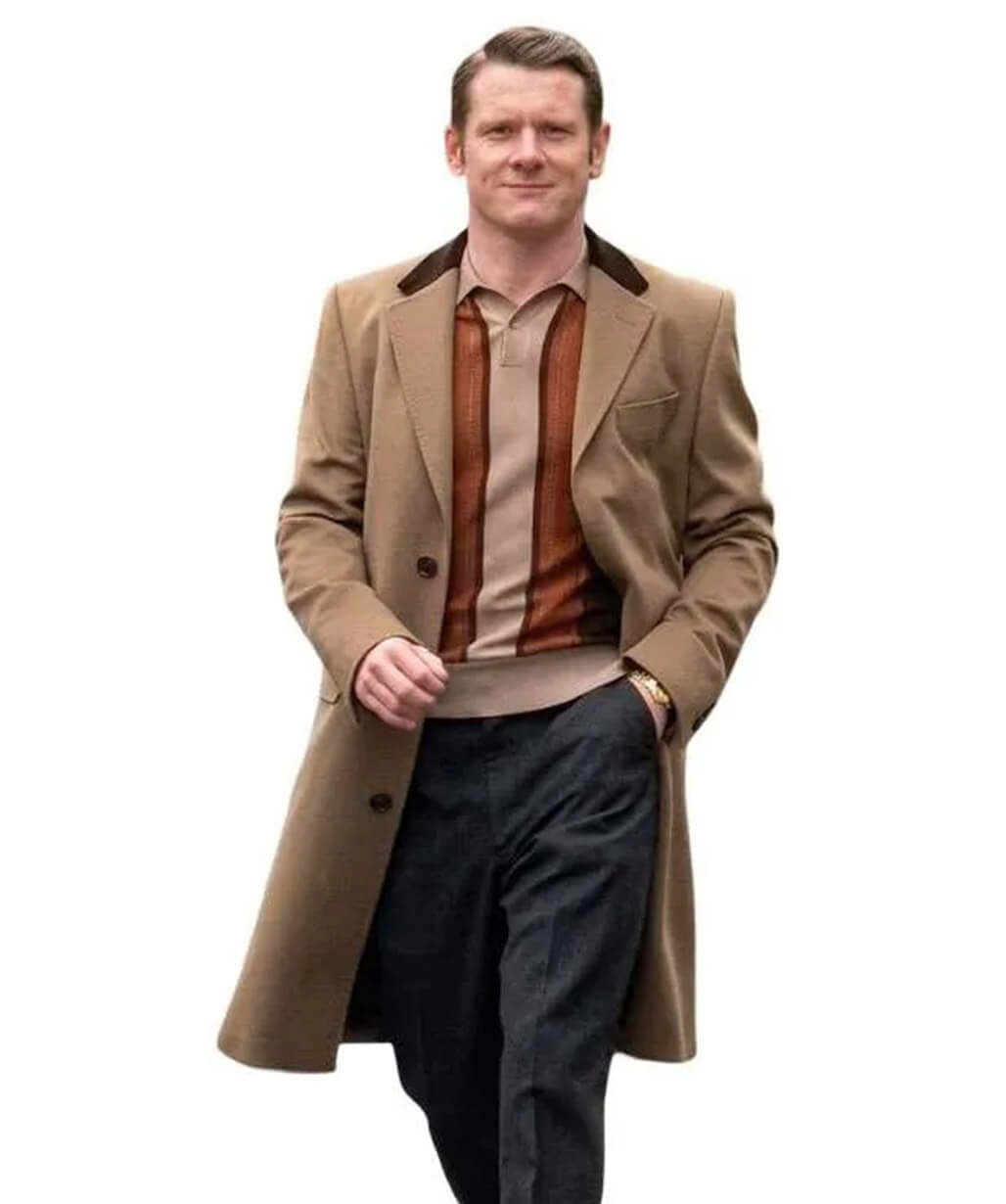 Ink 2026 Jack O’Connell Brown Wool Coat