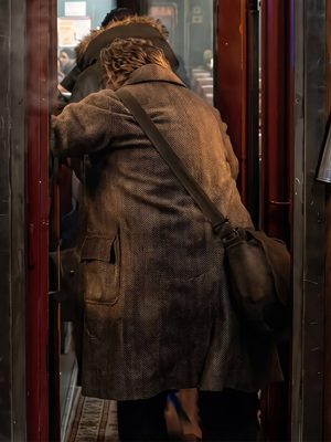 Kenneth Branagh Mayday 2026 Grey Wool Coat