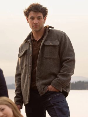 Kyle Clark Crew Girl S01 Grey Wool Jacket