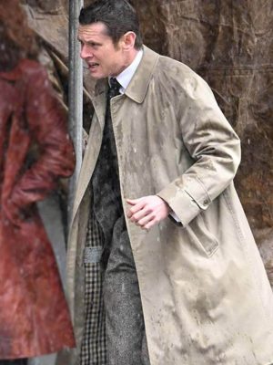 Larry Lamb Ink 2026 Jack O'Connell Cotton Trench Coat