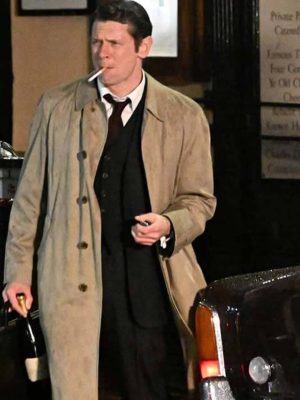 Larry Lamb Ink 2026 Jack O'Connell Cotton Trench Coat