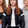 Lizzie Davis Ted Lasso S04 Black Varsity Jacket