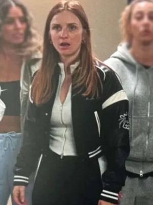 Lizzie Davis Ted Lasso S04 Black Varsity Jacket