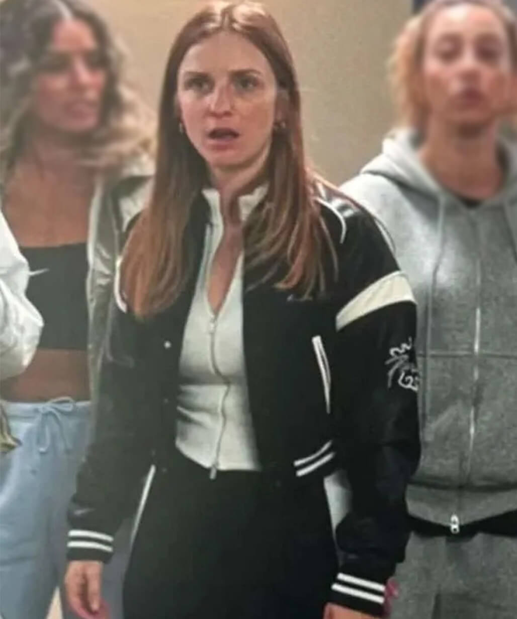 Lizzie Davis Ted Lasso S04 Black Varsity Jacket